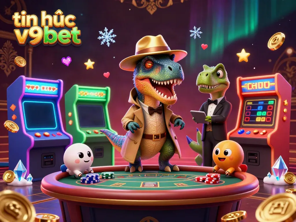 Experience thrilling gambling with the latest updates at tin tức v9bet featuring cartoon characters in action.