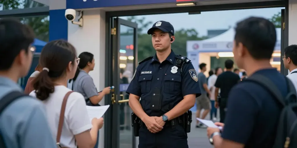 Private Security services from a trusted provider ensuring safety at local events.