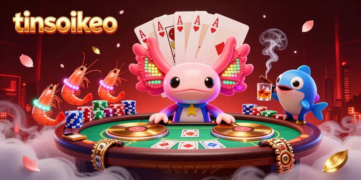 Engage in thrilling sports betting action with tinsoikeo, featuring vibrant 3D characters and casino elements.