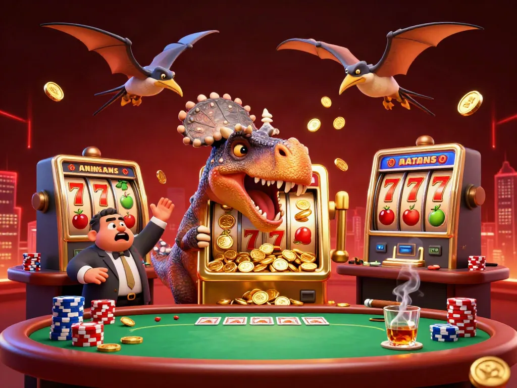 Experience JUN88's thrilling jackpot moments with characters in a vibrant 3D casino scene.