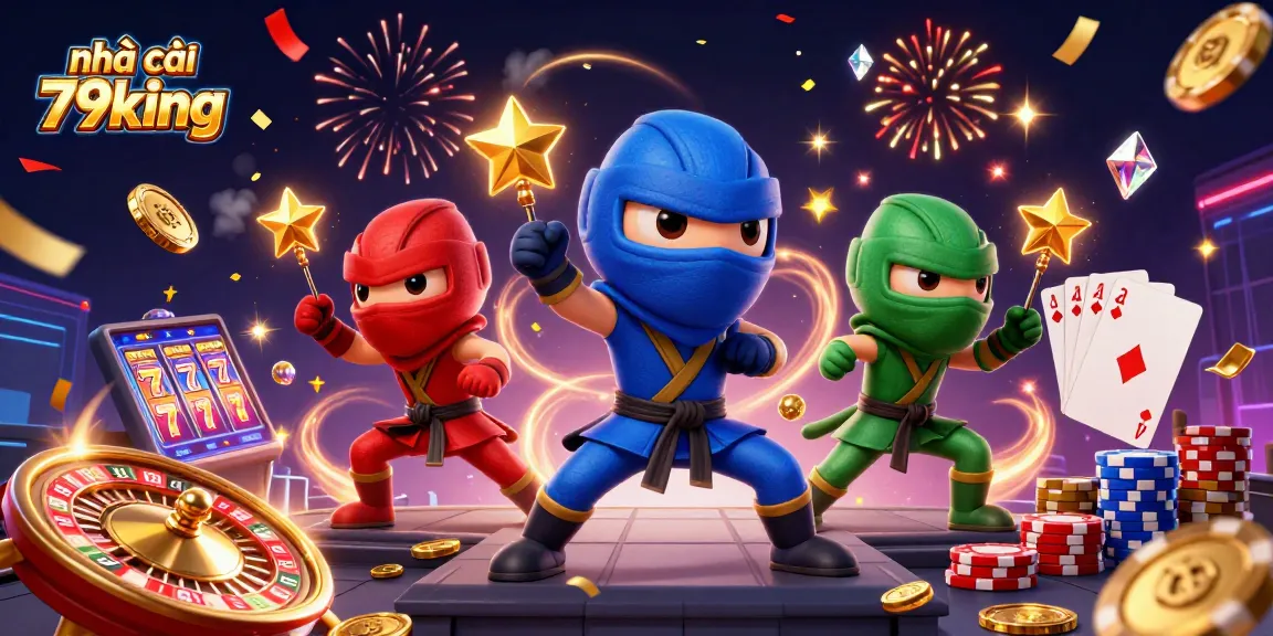 Engage with nhà cái 79king through exciting casino action featuring a ninja chameleon team.