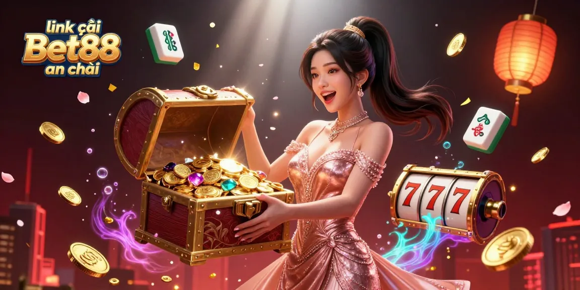 Win big with exciting games at link vào Bet88 an toàn featuring glamorous treasures and vibrant casino elements.