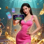 Experience ดูหนังออนไลน์ while immersed in a vibrant, animated casino setting showcasing interactive games.
