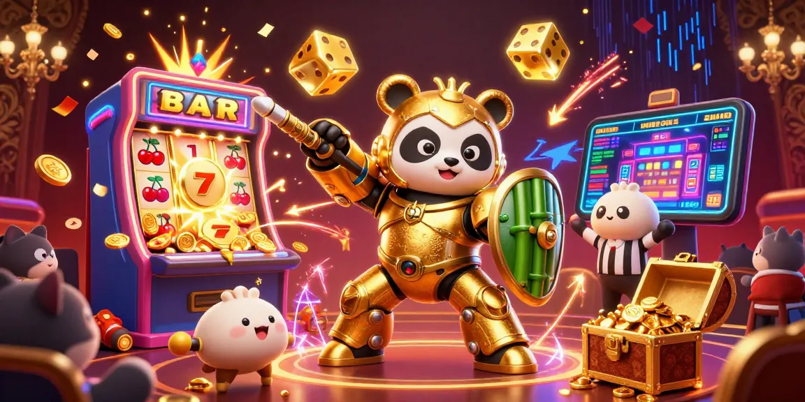 Experience the dynamic thrill of vff88 with vibrant online gambling action and character interactions.