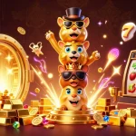 Experience thrilling gaming at mb66 with vibrant, dynamic casino-themed illustration featuring a totem pole and gold treasures.