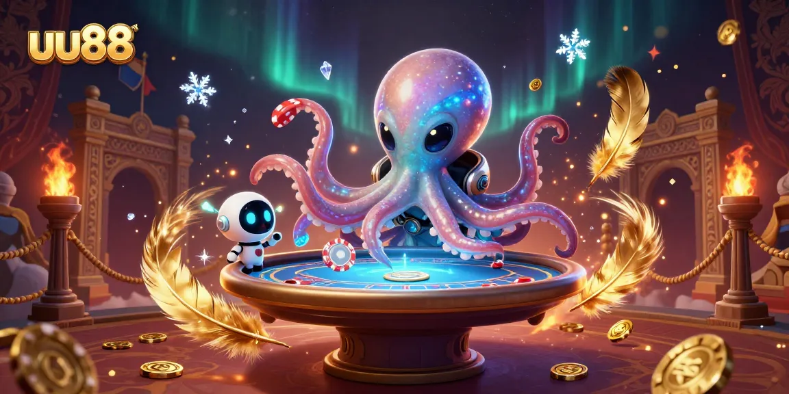 Engage in thrilling gameplay at uu88 with a vibrant scene featuring colorful poker activities.