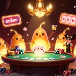 Go 88 casino illustration with glowworms and a bat dealer enhancing the gaming atmosphere
