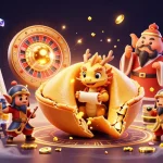 Engage in thrilling gameplay at red88 featuring golden treasures and vibrant casino elements.