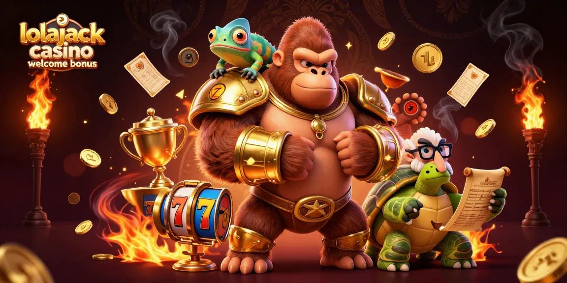 Experience the thrilling lolajack casino welcome bonus with exciting slot games and vibrant visuals.