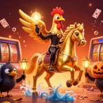 Engage in thrilling gameplay at sky88 with vibrant graphics featuring gold coins and casino elements.
