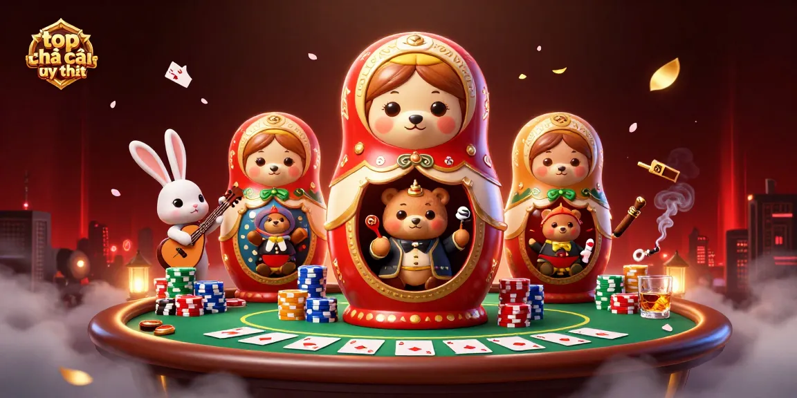 Experience top nhà cái uy tín with a vibrant 3D casino illustration showcasing engaging characters and dynamic poker elements.