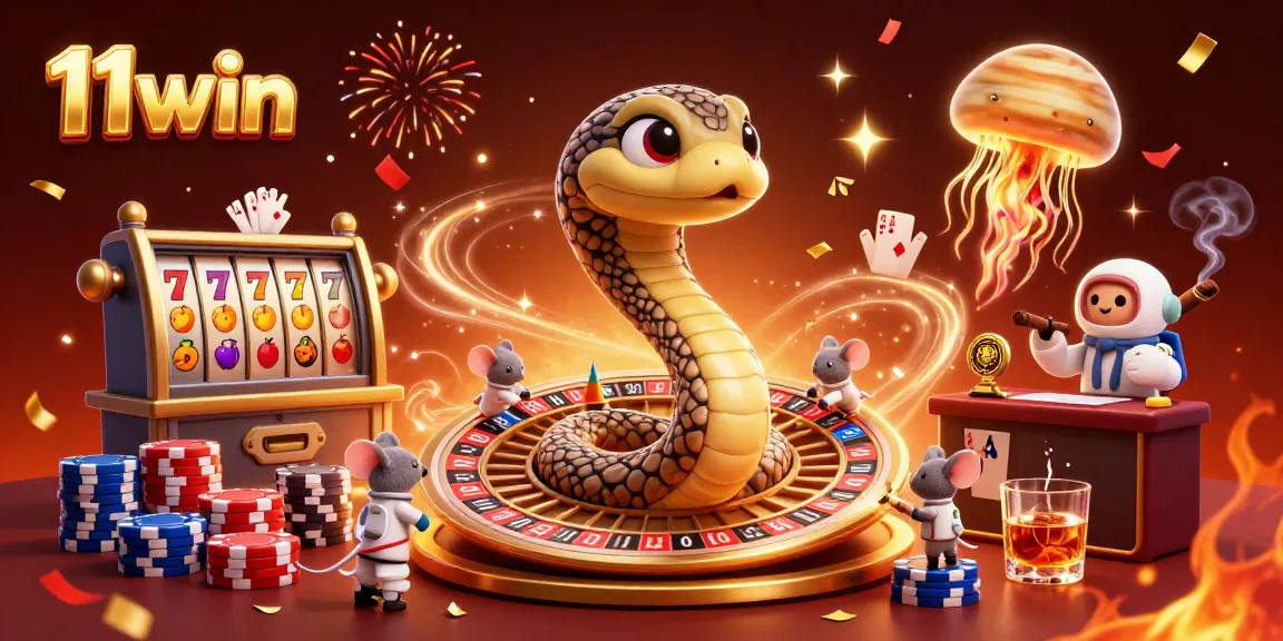 Engage in thrilling gameplay with 11win's dynamic casino experience featuring vibrant characters and games.