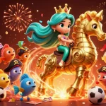 Engage with trực tiếp bóng đá socolive as a mermaid princess bets on thrilling matches among colorful fish companions, delivering high-energy excitement.