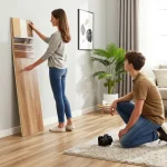 Examining stylish laminate flooring for apartments in a modern interior design