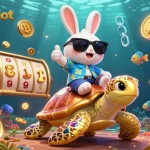 Experience the excitement of toto88slot with vibrant casino elements and playful characters in a stunning underwater scene.