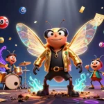 8xbet brings excitement to online gambling with vibrant lottery balls and engaging gaming characters.