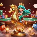 Win big with 23win786's dynamic poker illustration highlighting immersive casino games.