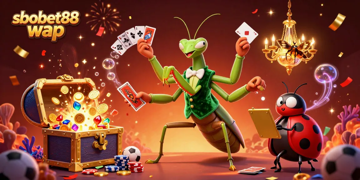 Engage with sbobet88 wap in this dynamic 3D digital illustration showcasing exciting sports betting elements.