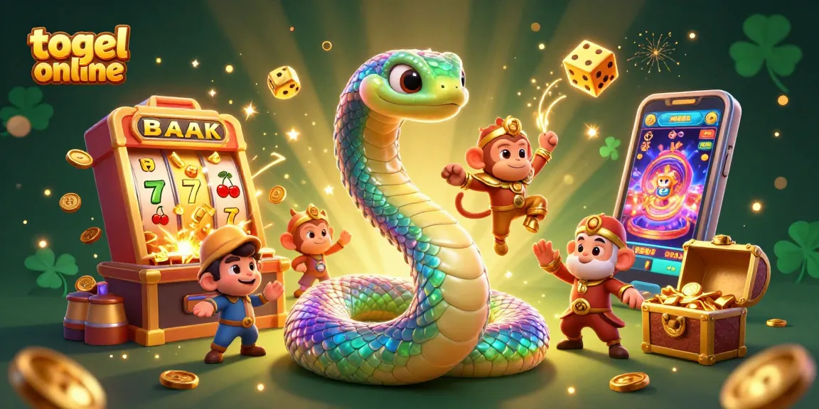 Experience thrilling togel online action with vibrant 3D characters and exciting slot machine elements bursting with energy.