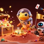Experience thrilling wins with J88dl at a virtual casino adventure on Mars, featuring vibrant characters and treasures.