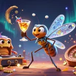 Experience exhilarating gaming action at bk8 with vibrant casino mascots and gaming elements.