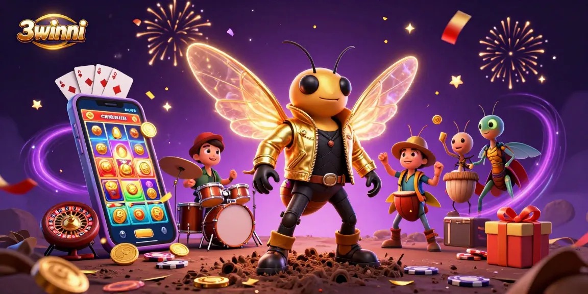 Engage with exciting 3winni casino fun featuring a rock star scene with vibrant gambling elements.
