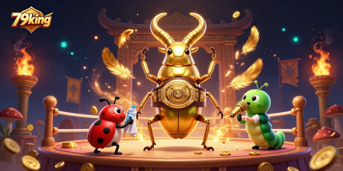 Experience excitement with 79king in this vibrant casino-themed 3D illustration featuring dynamic characters and gaming elements.