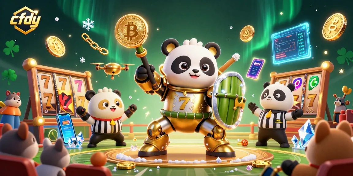 Engage in thrilling slot gaming action at cfdg with a dynamic robot-piloted panda