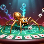 Engage in thrilling gameplay moments captured by 88aa1 featuring a steampunk spider and Victorian fly.
