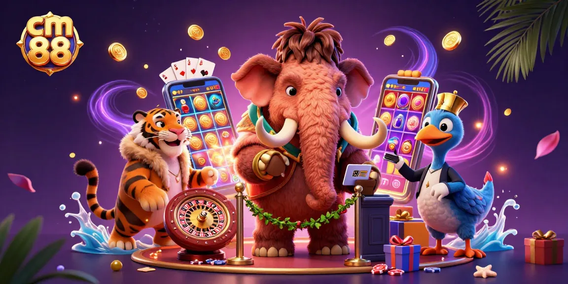 Experience thrilling gameplay at cm 88 with dynamic characters and vibrant casino elements.